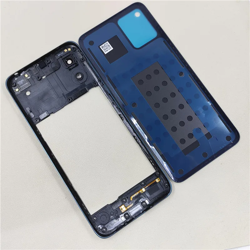 Middle Frame for Motorola Moto E13 XT2345 Battery Back Cover Rear Cover with Camera Lens Housing