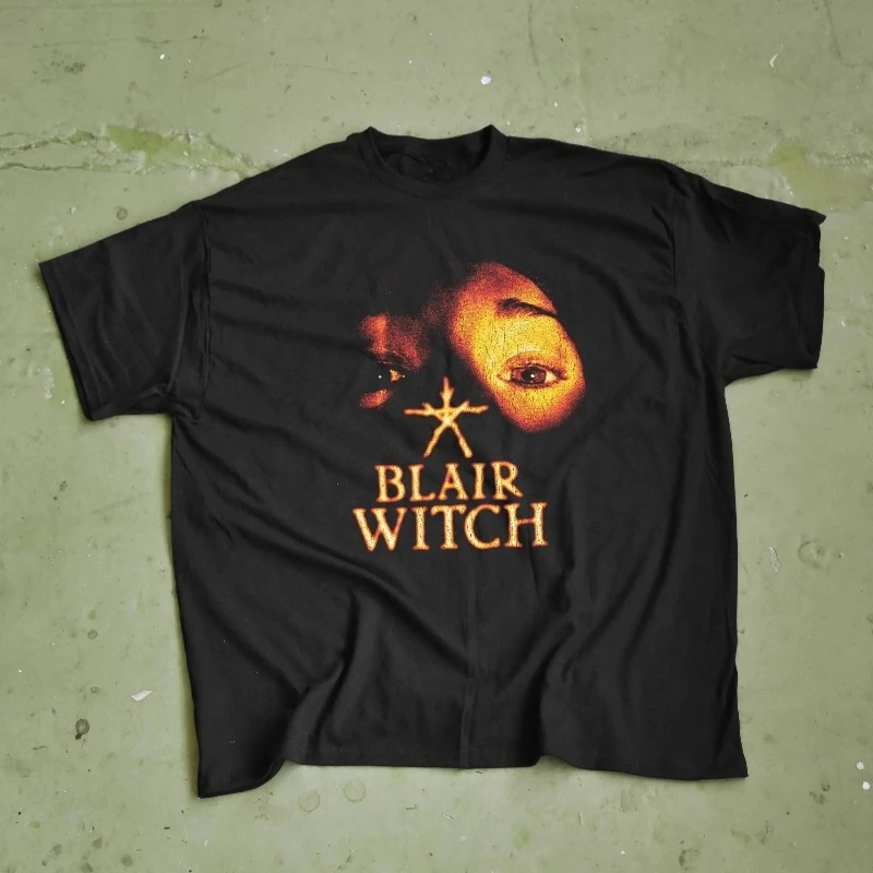Blair Witch Project T-Shirt, 90s Cult Horror Movie Tee  All-season casual comfortable base layer T-shirt, unisex.