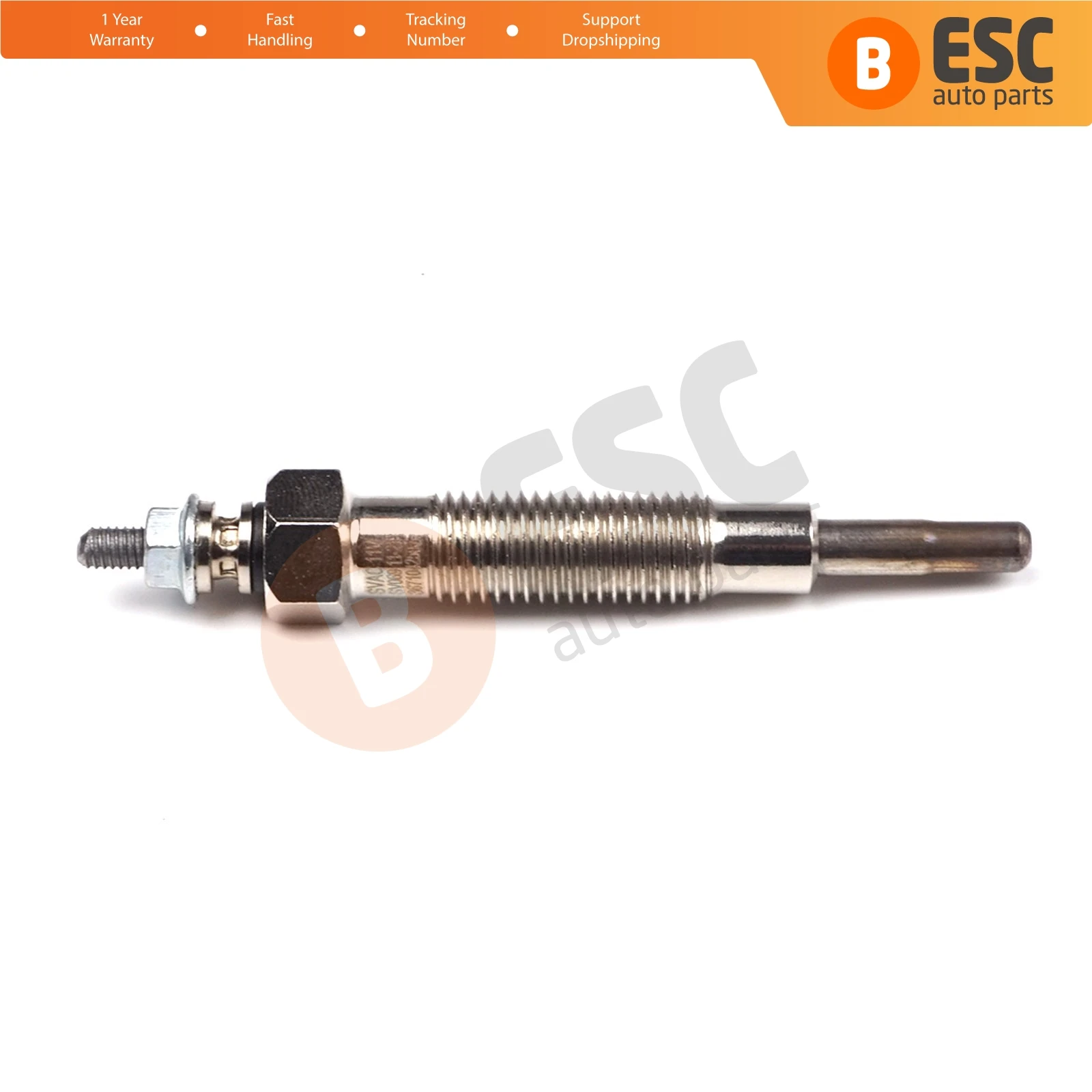 ESC Auto Parts EGP80 1 Piece Heater Glow Plug 11 Volt MD197511, GN107 for Mitsubishi Hyundai Fast Shipment Ship From Turkey