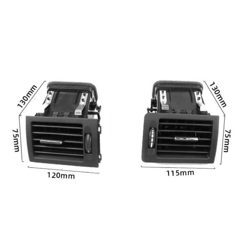 Panel de salida de aire acondicionado para salpicadero de coche, Panel de salida de ca para Mercedes Benz clase C W204 2008-2010 LHD