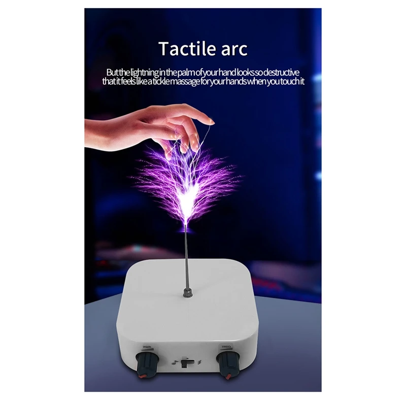 Bluetooth Music For Tesla Coil Arc Plasma Loudspeaker Wireless Transmission Touchable With EU Plug Durable Easy To Use