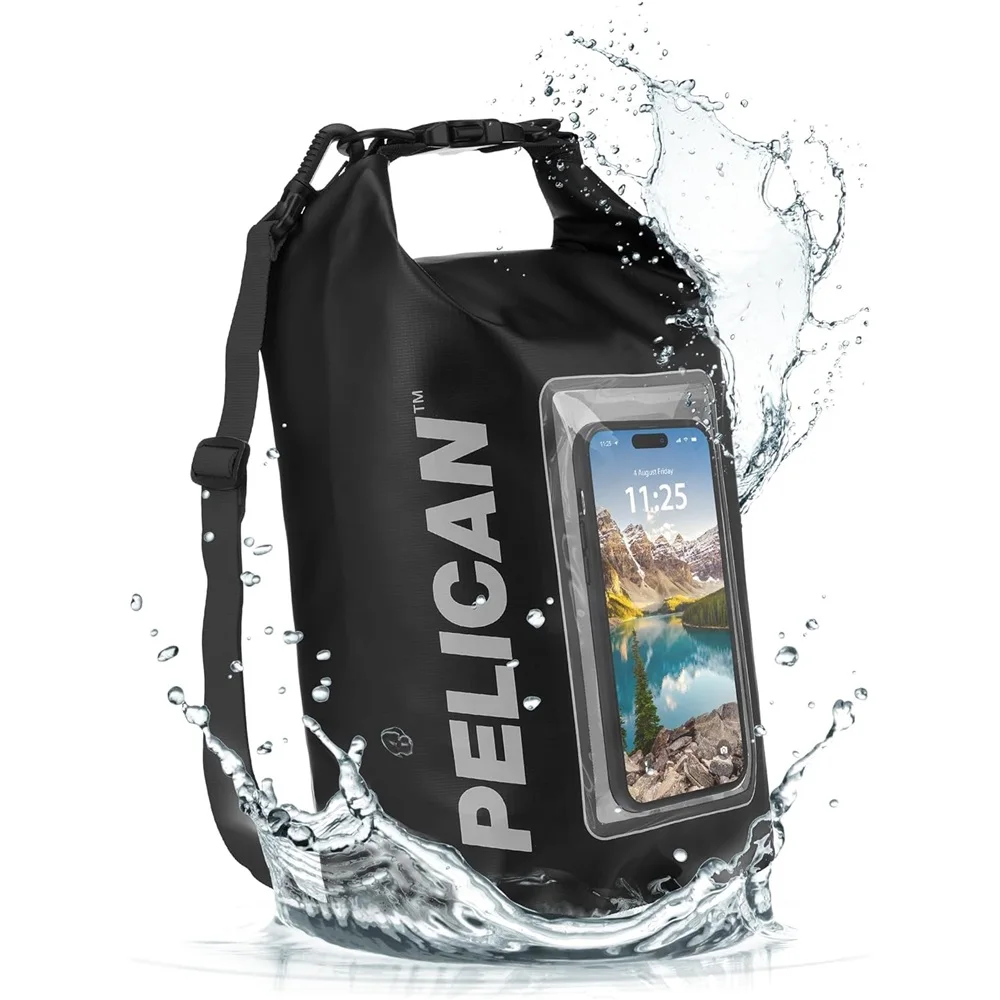 

Marine Series – Water-resistant Dry Bag (5L) with Built-In Phone Case Pouch for Men and Women, Lightweight Dry Storage Bag