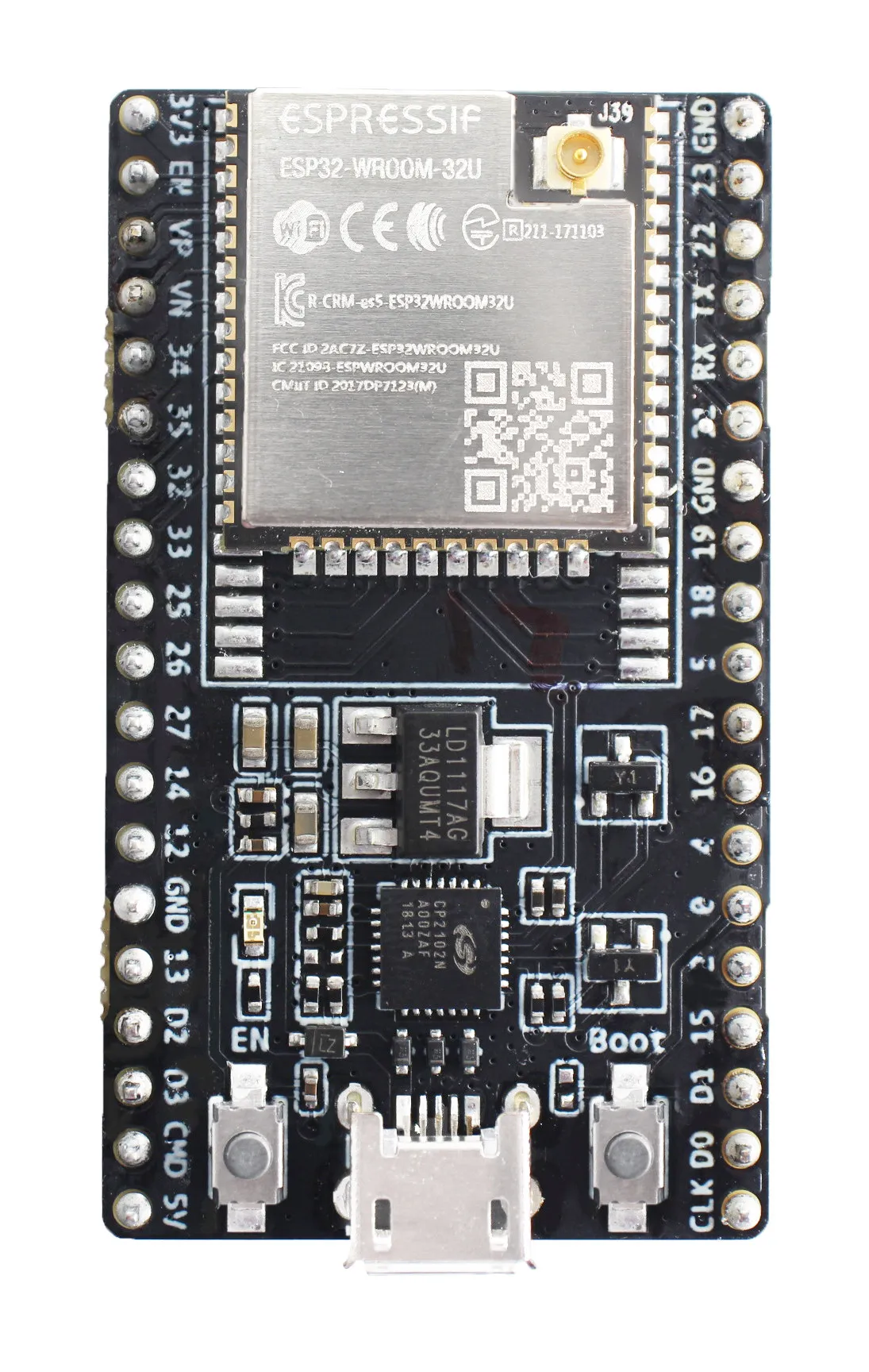 Espressif ESP32-DevKitC Core Board Wi-Fi Bluetooth Dual-Core MCU IoT Learning Lab Development Module