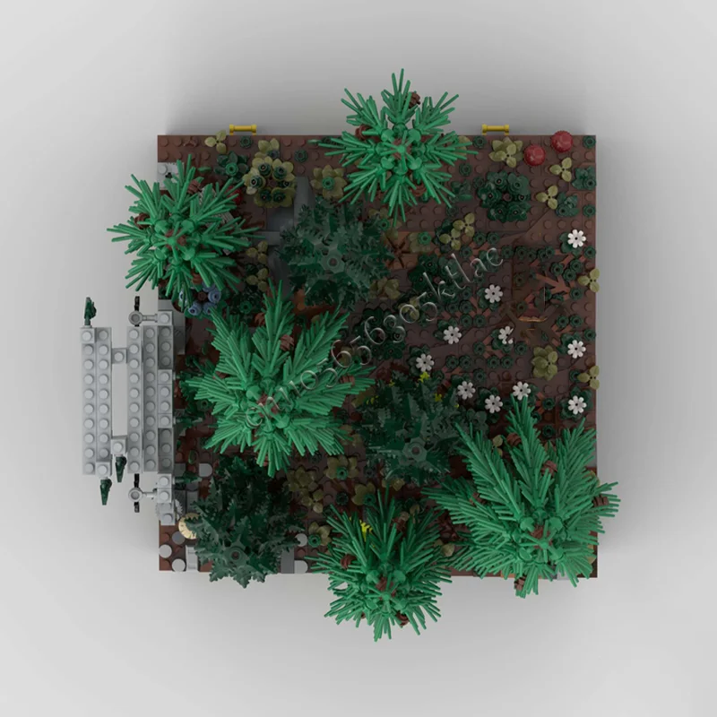 2934 PCS Medievale Rovine antiche Foresta Castello Modello modulare Architettura Building Block Fai da te Educazione Assemblaggio Giocattoli per bambini Regali