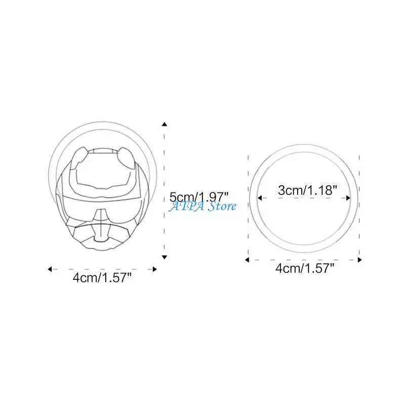U13C Cá Tính Hình Chú Chó Nội Thất Ô Tô Động Cơ Đánh Lửa Bắt Đầu Nút Dừng Bảo Vệ Trang Trí Trang Trí Xe Hơi