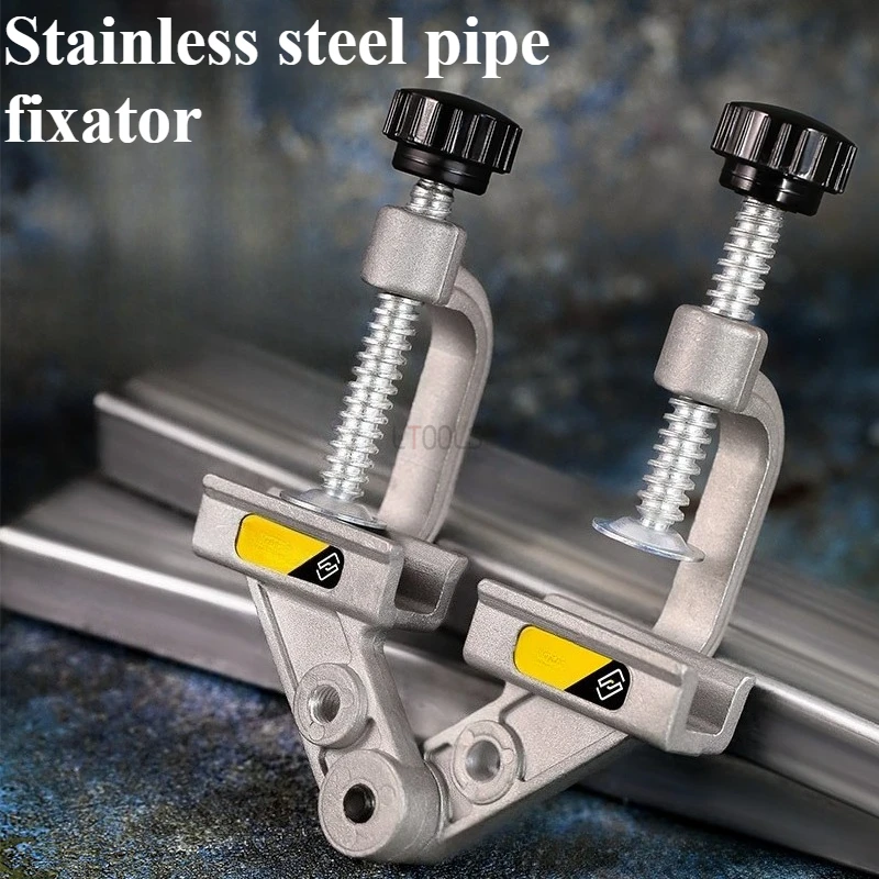 

Нержавеющая сталь 90 ° Многоугольный сварочный зажим, регулируемые прямоугольные приспособления для деревообработки/стальных труб/инструментов Pro-Grade из ПВХ