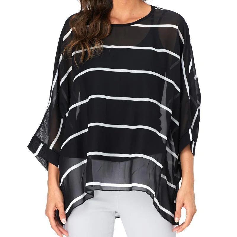 

4331 Fashion Women's Bohemian Chiffon Shirt Seaside Vacation Sun Protection Clothing Bikini Cover-up