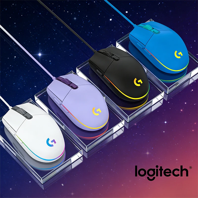 

G203 Проводная периферия, экономичная, 6 программируемых кнопок и многоцветная