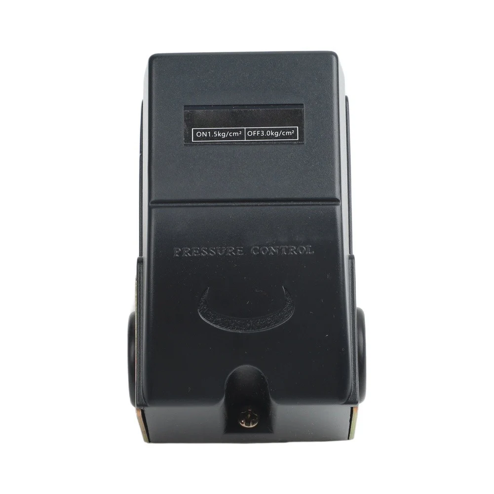 Black Water Pump Switch Easy Install Pressure Switch For Water Pumps 360 Degree Waterproof Sealed Housing Design