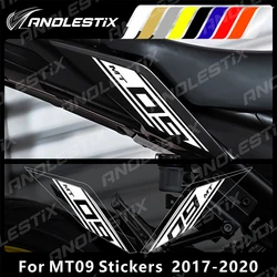 Anolestix reflektierende motorrad aufkleber unter sitz verkleidung abziehbilder set für yamaha mt09 MT-09 sp 2017 2018 2019 2020