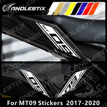 AnoleStix – autocollants réfléchissants pour moto, ensemble de décalcomanies de carénage sous le siège, pour YAMAHA MT09 MT-09 SP 2017 2018 2019 2020