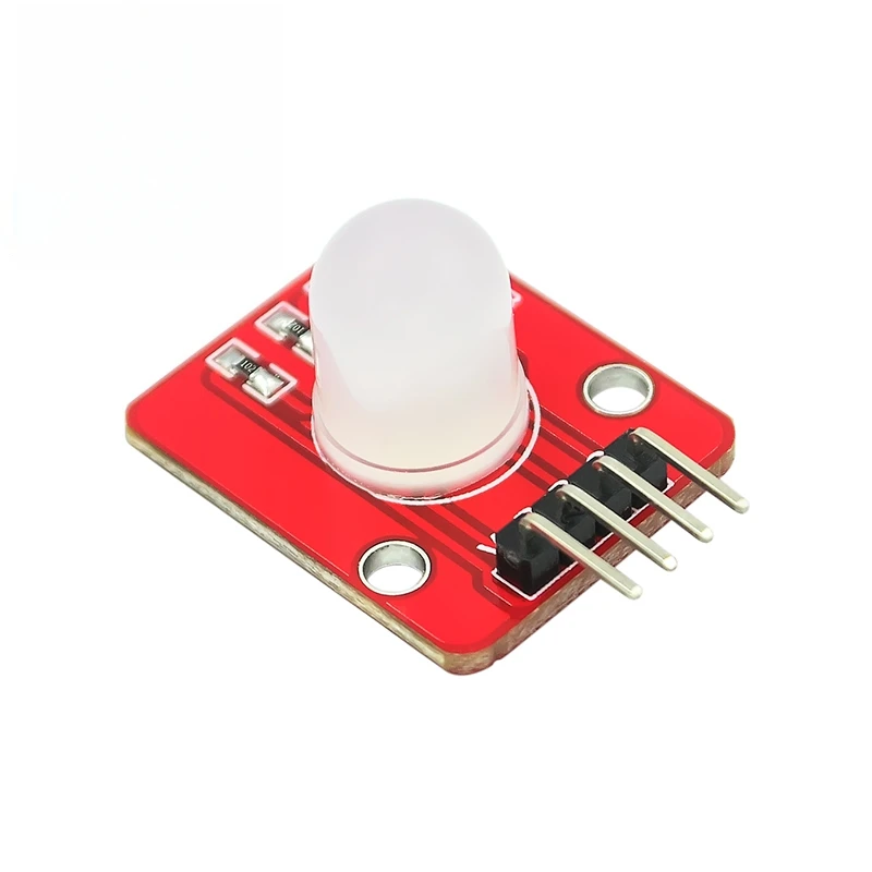 RGB-Vollfarb-LED-Modul, elektronischer Baustein 5 V, kompatibel mit drei Farben, 10 mm hochhelligkeits-RGB-Vollfarb-LED-Modul