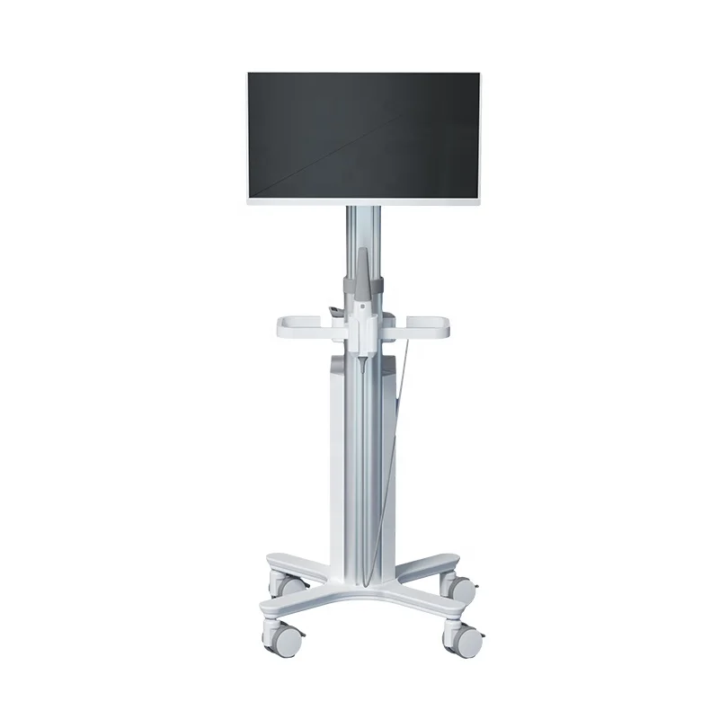 Airow Luxurious Medical Cart All-in-one Screen PC Computer 23.8 Inch Mobile Dental Trolley for Dental Clinic Beauty Salon