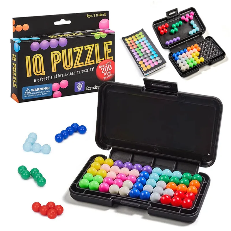 Educational Insights Kanoodle 3D Brain Teaser Puzzle Brain Games for Kids and Adults Smart Travel Games Stuffers for Kids Toys