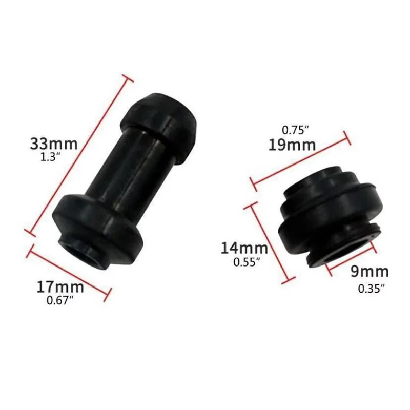 Motorcycle Disc Brake Upper Lower Pump Dust Cover Shock Absorber Sleeve Sealing Rubber Sleeve Caliper Waterproof Rubber Cap BJ01