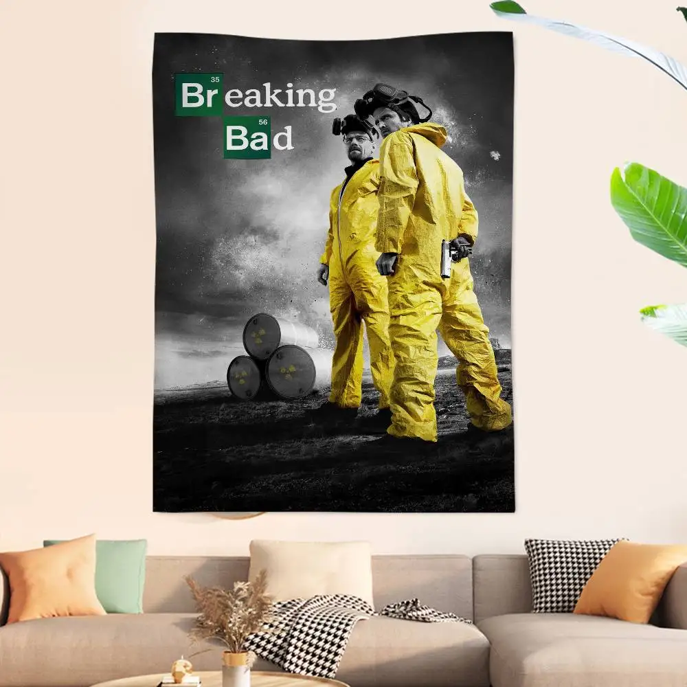 Breaking Bad TV Canvas Wall Art Print Tapestry Art Printing Japanese Wall Tapestry Anime Wall Hanging Home Decor