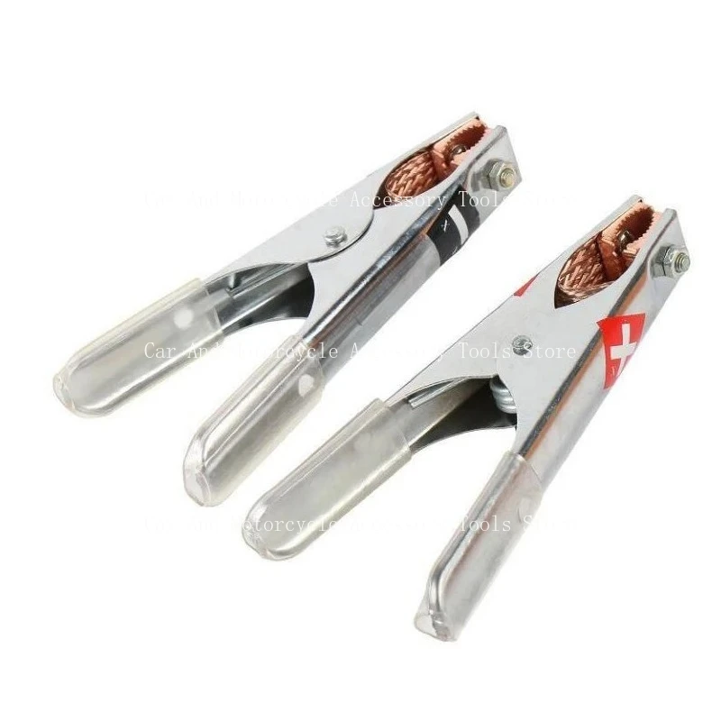 2PCS Car Battery Copper Plating Alligator Clip Big Size 17CM Battery Fire Cable Clip High Quality Crocodile Clip