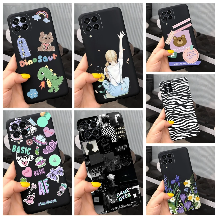 حافظة لهاتف جالاكسي A53 M53 5G حافظة حماية من السيليكون الناعم لهواتف سامسونج M53 A53 A536B