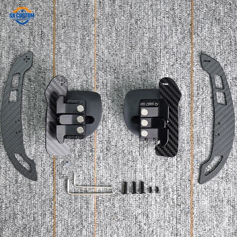 For Durango Charger Challenger SRT Magnetic Extension Carbon Fiber Paddle Shifters
