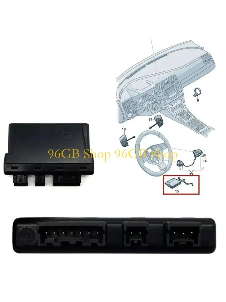 96GB Safety Enhanced Module 5H0959542M Steering Wheel Release Control Module for Immediate Command Execution