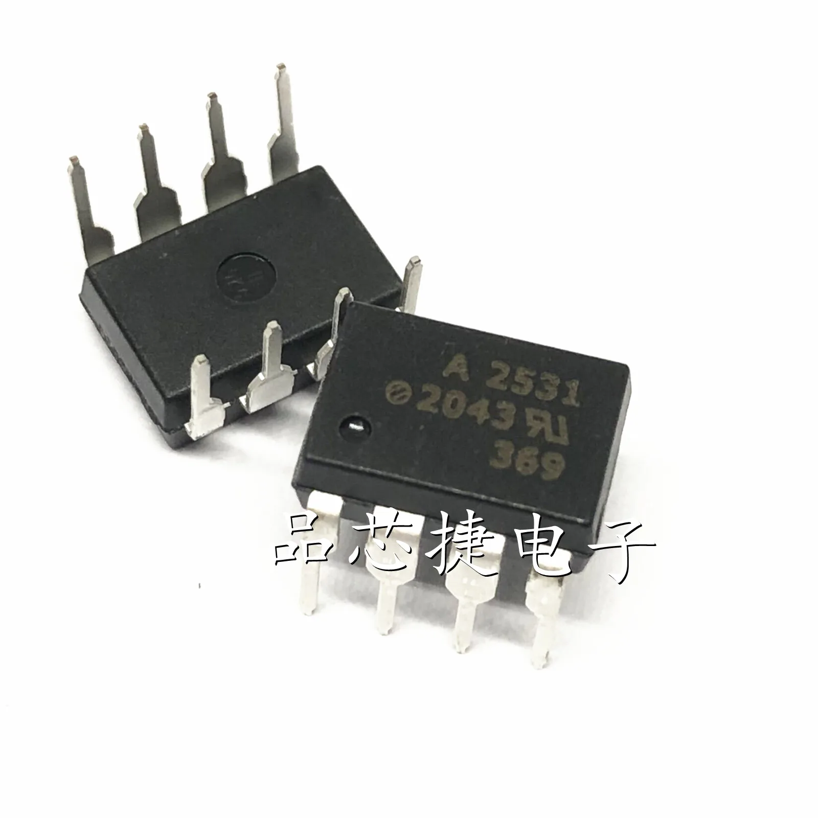 

10pcs/Lot HCPL-2531-000E Marking A 2531 DIP-8 Dual Channel, High Speed Optocouplers