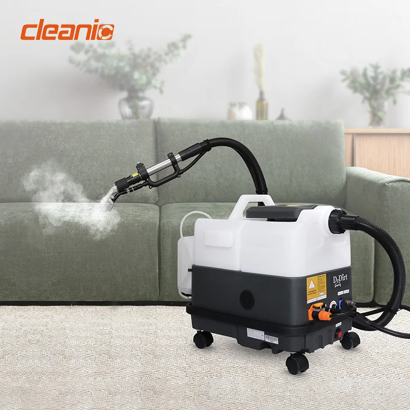 Heated Carpet Washing Cleaner Machine Extractor Injector Steam Vacuum Cleaner for Carpet Sofa Dust Mite Removal