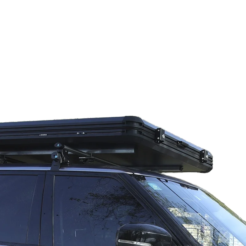 Aluminum Alloy Hard Shell Double Layer Rooftop Tent Oxford Cloth Automatic Foldable Four Season Waterproof Car Roof Tent