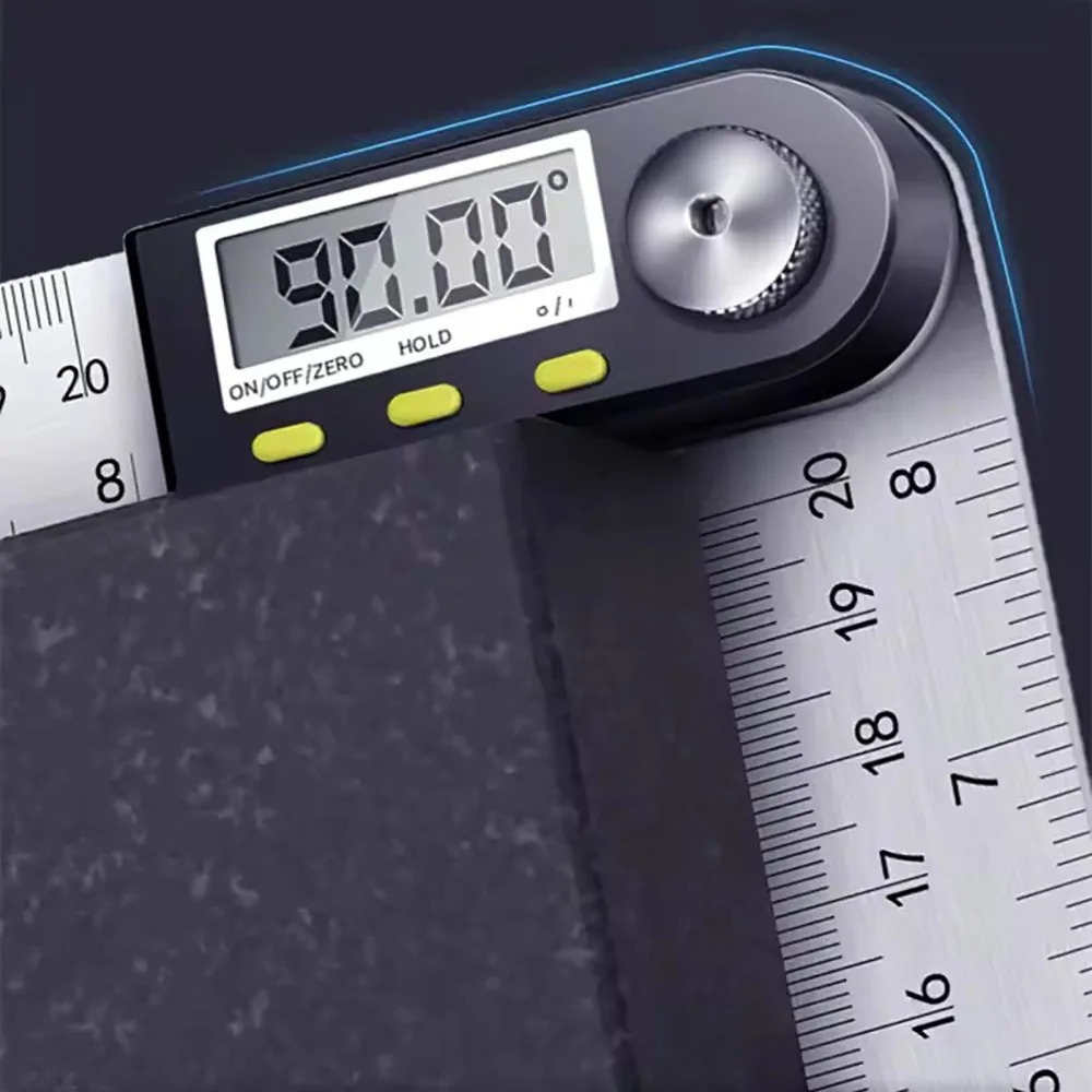0-200mm Angle Ruler Conveyor Digital Electronic Goniometer Angle Finder Angle Meter Measuring Tools