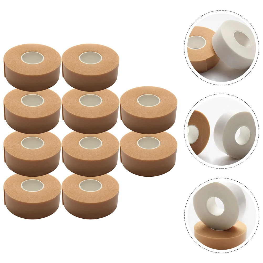 10 rotoli di estensione delle ciglia, nastro in schiuma, formula irritante, perfetta per l'applicazione delle ciglia finte, pelle protettiva