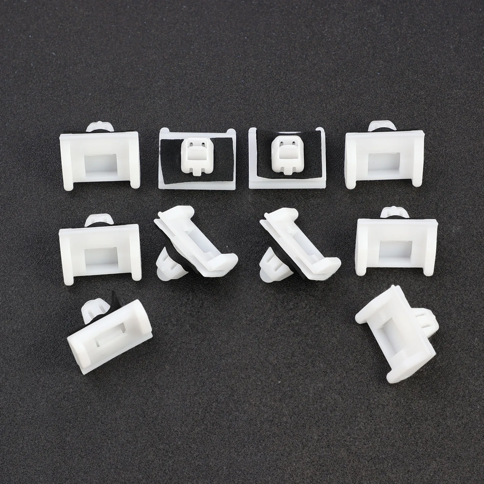 10Pcs Auto Door Guard Panel Trim Slatted Bottom Skirt Fastener Clip for Toyota Alphard Sequoia Prado Previa Lexus Plastic Clips