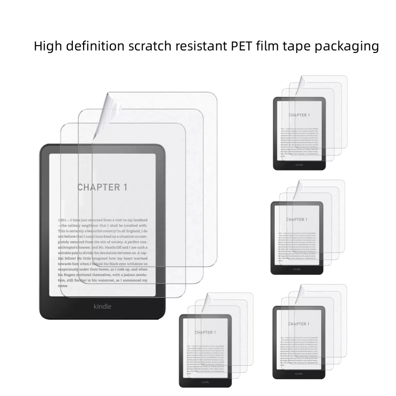 5/3/1pcs PET Soft Film Screen Protector For 2024 Kindle 12th Generation 7 inch KPW6 Protective Film High definition anti-scratch