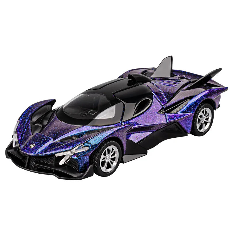 Apollo EVO – modèle de voiture en alliage, jouet sonore et lumineux, cadeau pour enfants garçons, Voiture Miniature moulée sous pression, Collection, passe-temps, 1/36