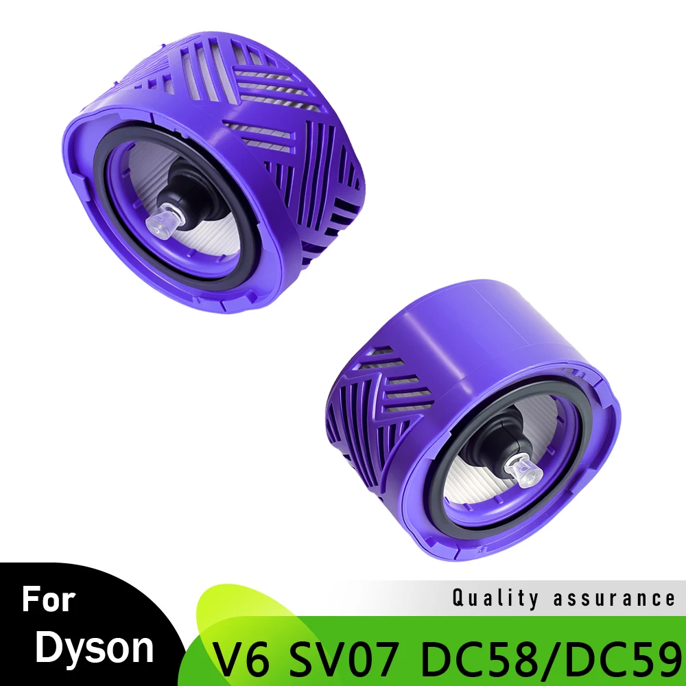 1-4pc Post-Motor HEPA Filter For Dyson V6 SV07 DC58/DC59 Vacuum Cleaner Post Motor Filter Spare Part Hepa Outlet Accessories