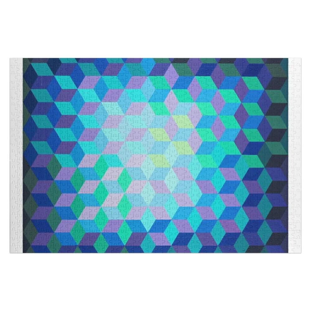Original Paintings by Victor Vasarely, 1906-1997, France, Op Art Jigsaw Puzzle Jigsaw Custom Custom Child Gift Puzzle