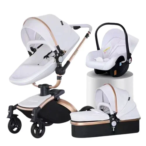 factory sale top quality travel system egg shape 0-3 year baby stroller pram buggy 3 in 1 with seat for newborn infant