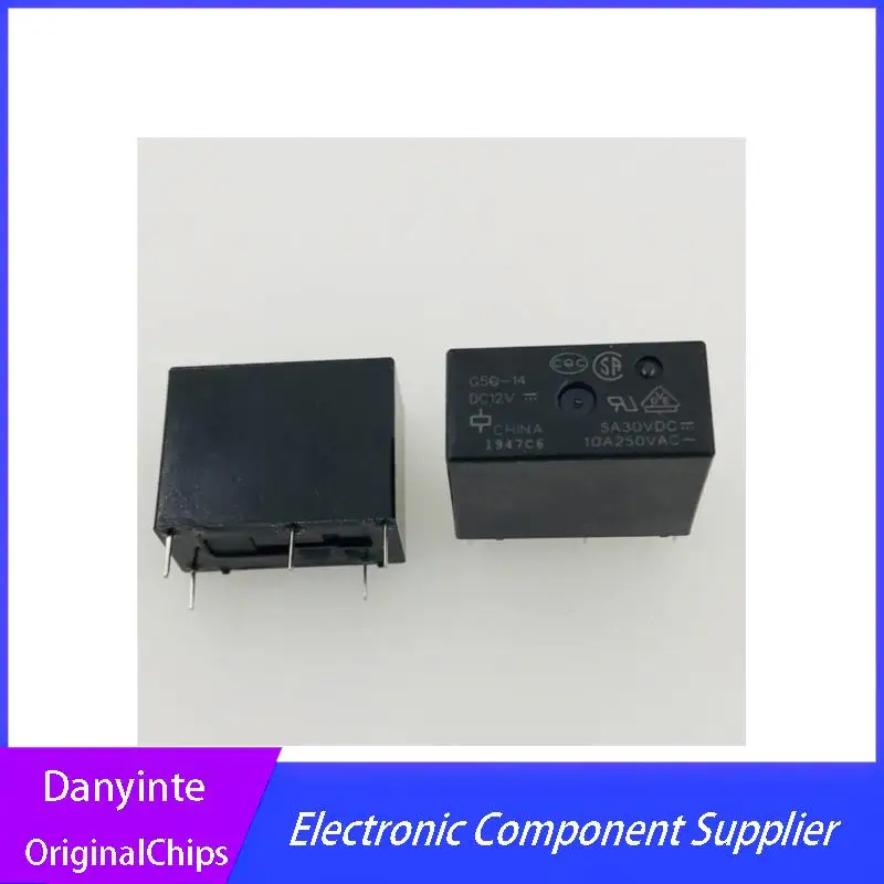 NEW 10PCS/LOT G5Q-14 G5Q-14-EU G5Q-14-DC5V G5Q-14-DC12V G5Q-14-DC24V G5Q-14 DC24V 5A 30VDC 5pin