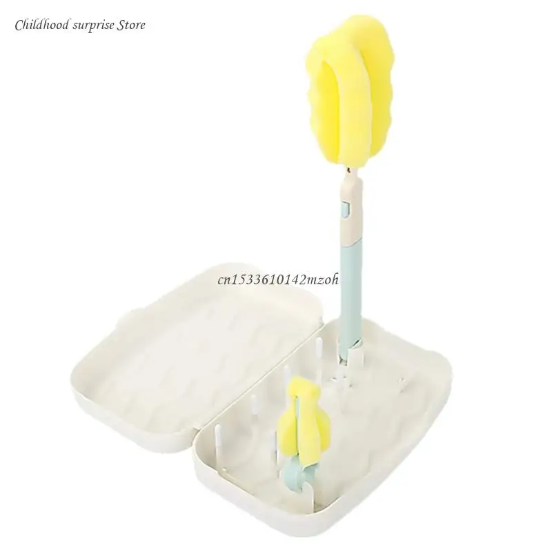 Bottle Drying Holder and Brush Bottle Cleaning for Baby Feeding Bottle Drying Breastfeeding Part Drying Racks Dropship