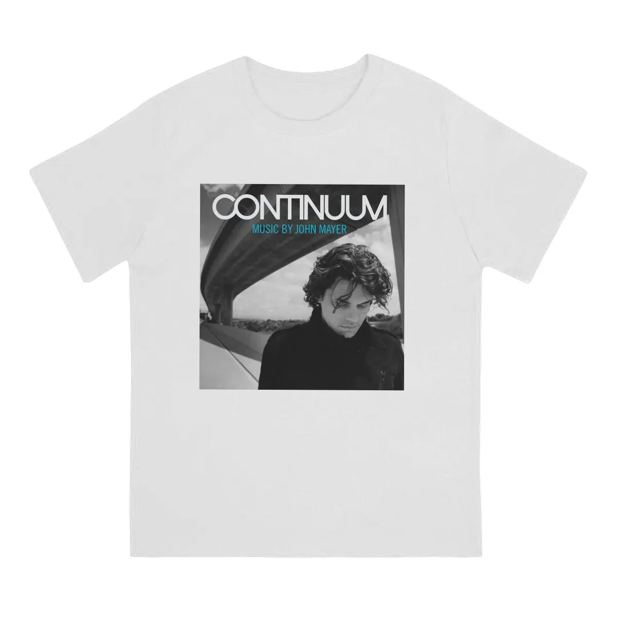 J-John Mayer Singe Newest TShirt for Men Continuum Round Collar Basic T Shirt Personalize Birthday Gifts Tops