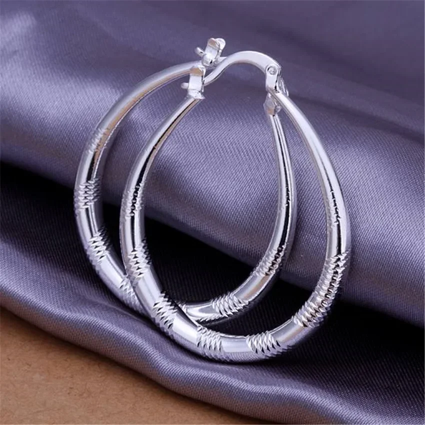 Bohemian lovely fashion cute silver Plated women lady wedding earrings hot high quality jewelry free shipping