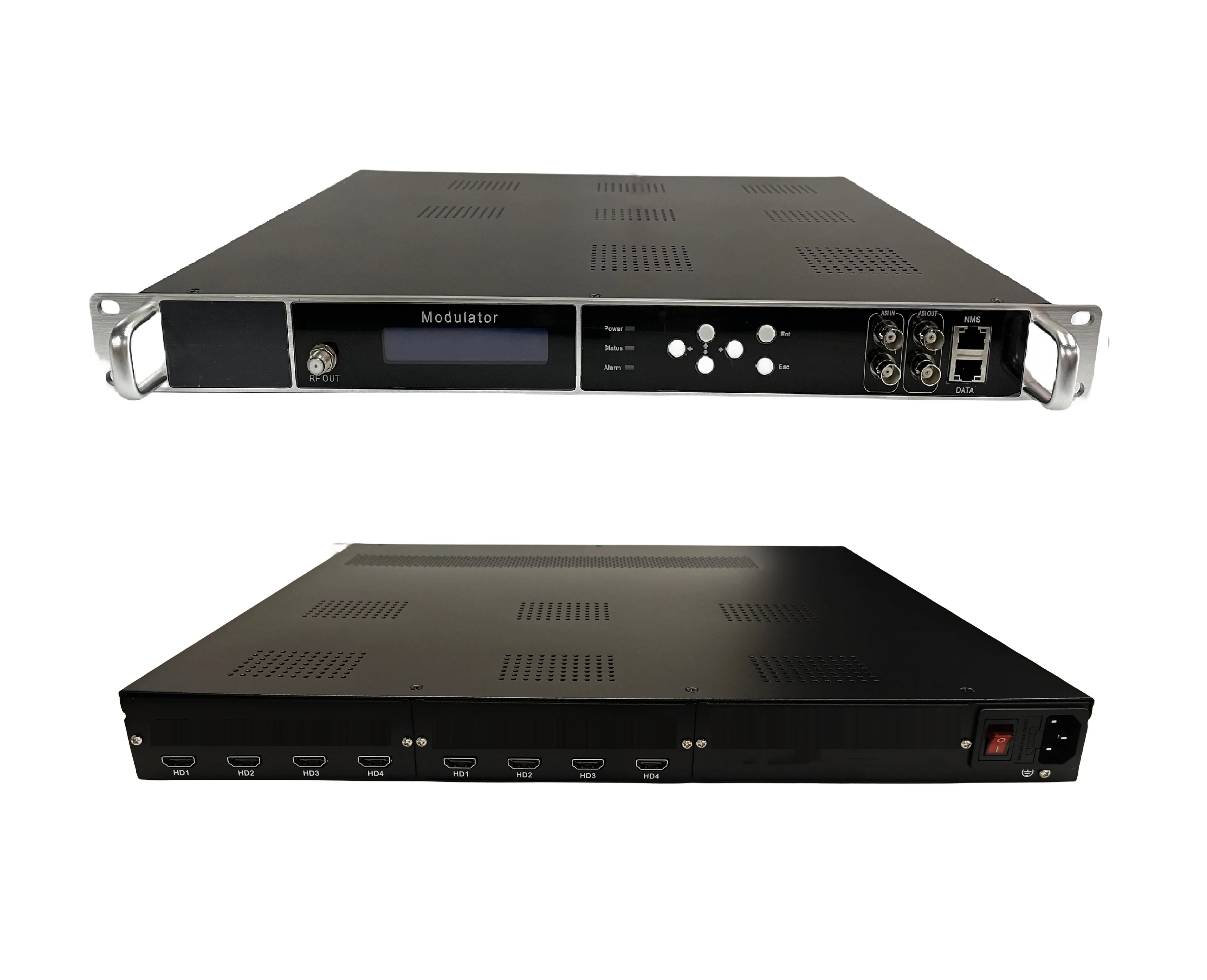 

Multi-Channel HD Encoder Modulator IP to RF DVB-T DVB-C ATSC ISDBT Hotel Cable TV System HDMI to RF Modulator