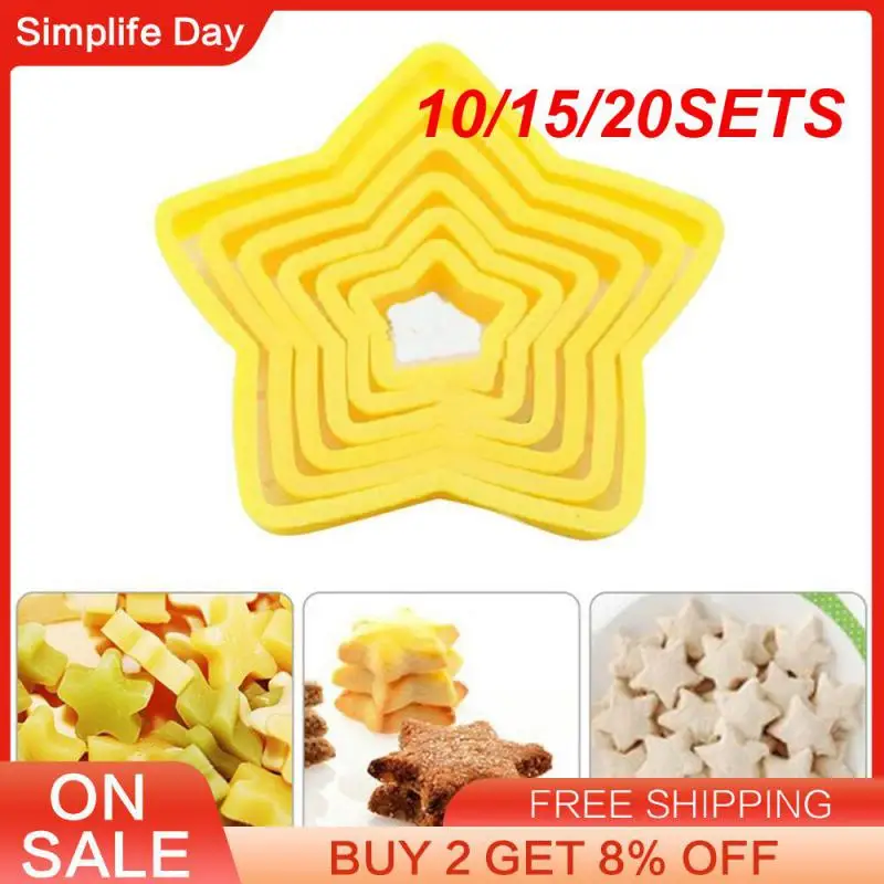 10/15/20SETS Fondant Cake Mold Easy To Use Efficient Embossing Cake Decorating Tools Biscuit Stamp Party In-demand Embosser