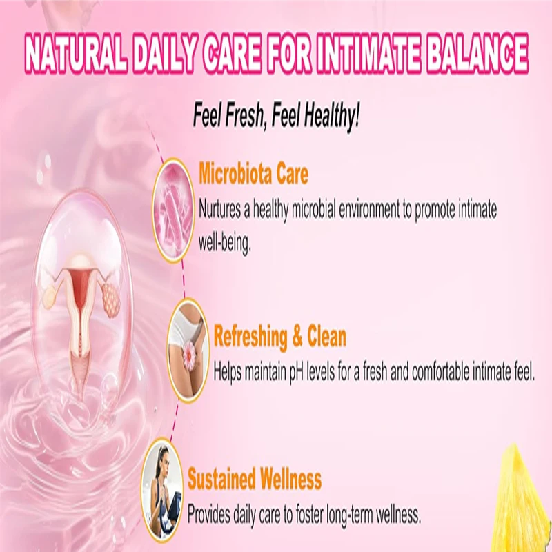 Women's Balanced Gummies, High-quality PH Balanced Supplements Containing Vitamins C and D, Vegetarian, 60 Gummies
