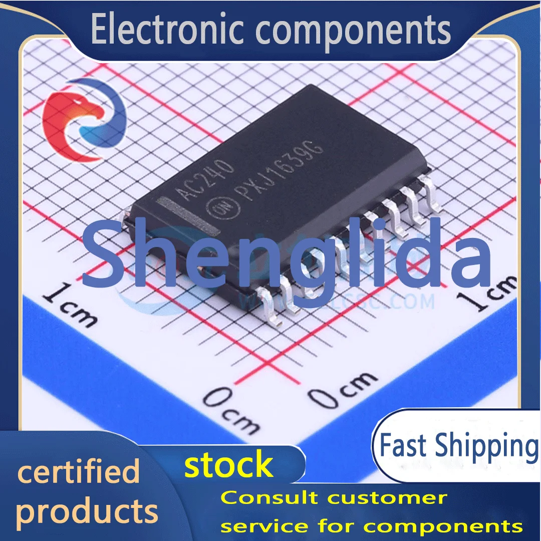 MC74AC240DWG package SOIC-20_ 1 new stock of 300mil buffer/driver