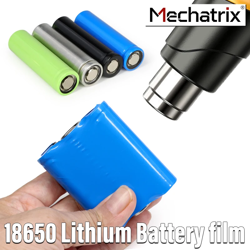 2/10m 18650 Lithium Battery film Heat Shrink Tube Tubing Width 17mm ~ 80mm PVC Insulated Film Shrinkable Film Tape Sleeves Wrap
