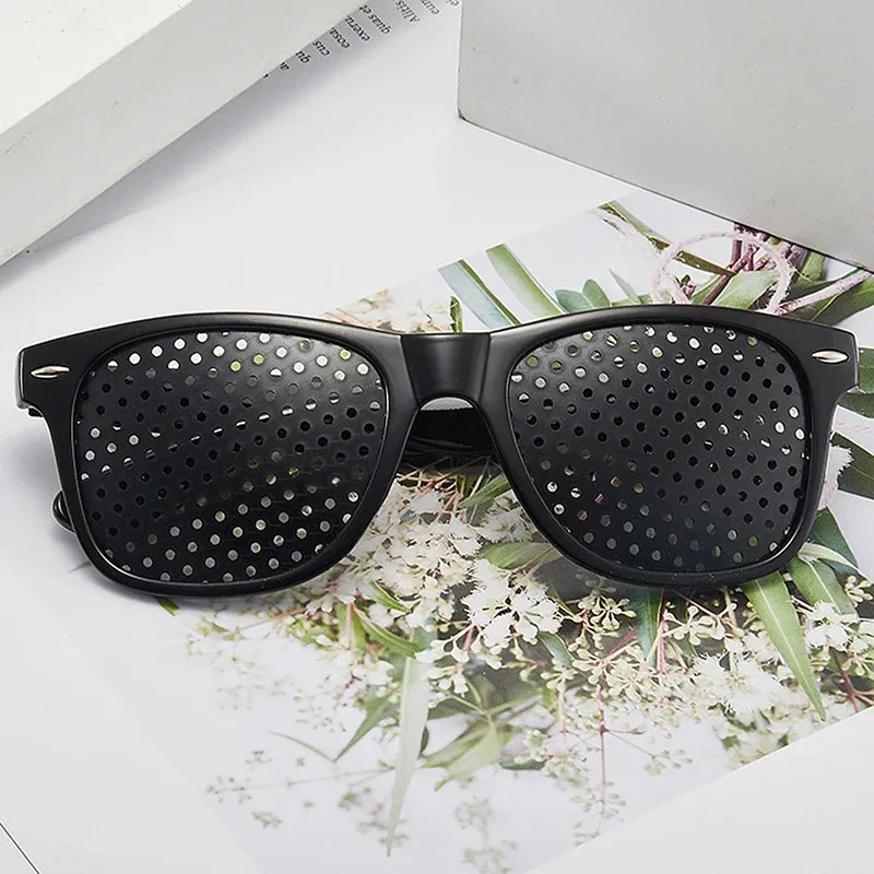 1/2/3PCS Anti-myopia Astigmatism Glasses Vision Correction Fatigue Pin Hole Glasses with Holes Eyesight Improvement Eyewear