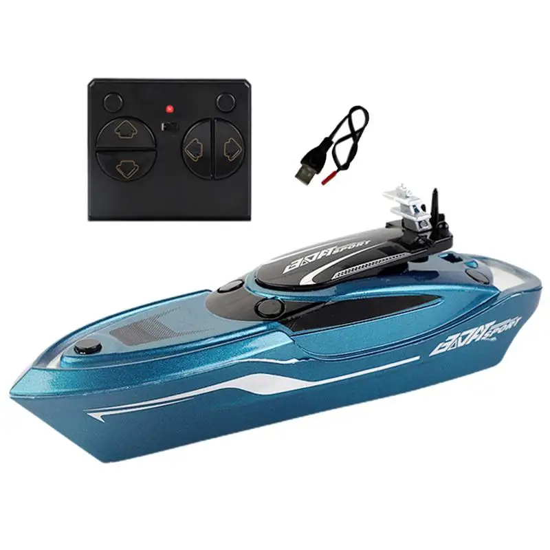 Speed Boat Toy Rechargeable Kids Speed Boat Electric Speedboat Model Children Water Toy For Family Gatherings Entertainment Part