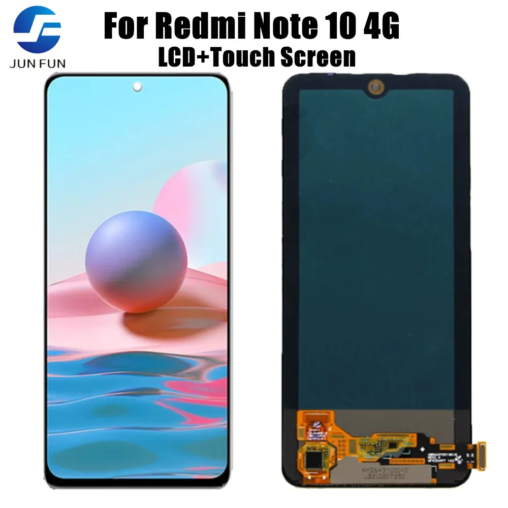 

ЖК-дисплей AMOLED Note10 6,43 дюйма для Xiaomi Redmi Note 10 4G / Note 10S, ЖК-дисплей M2101K7AI с сенсорным экраном и дигитайзером в сборе