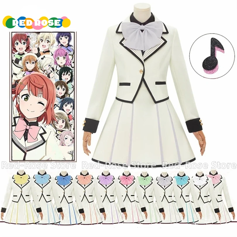 LoveLive Future Parade Uehara Ayumu Tennouji Rina Nakasu Kasumi Osaka Shizuku Mifune Shioriko Zhong Lanzhu Cosplay Costume