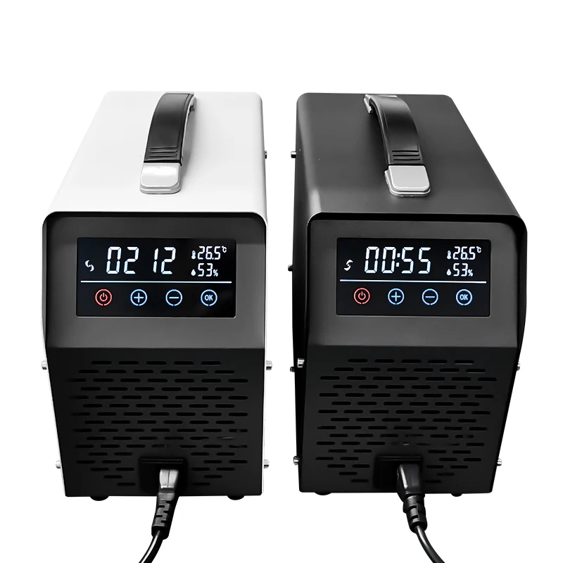 20G Ceramic Chip Portable Ozone Generator Touch Screen Type Ozone Generator Air Purifier Hotel Office Home