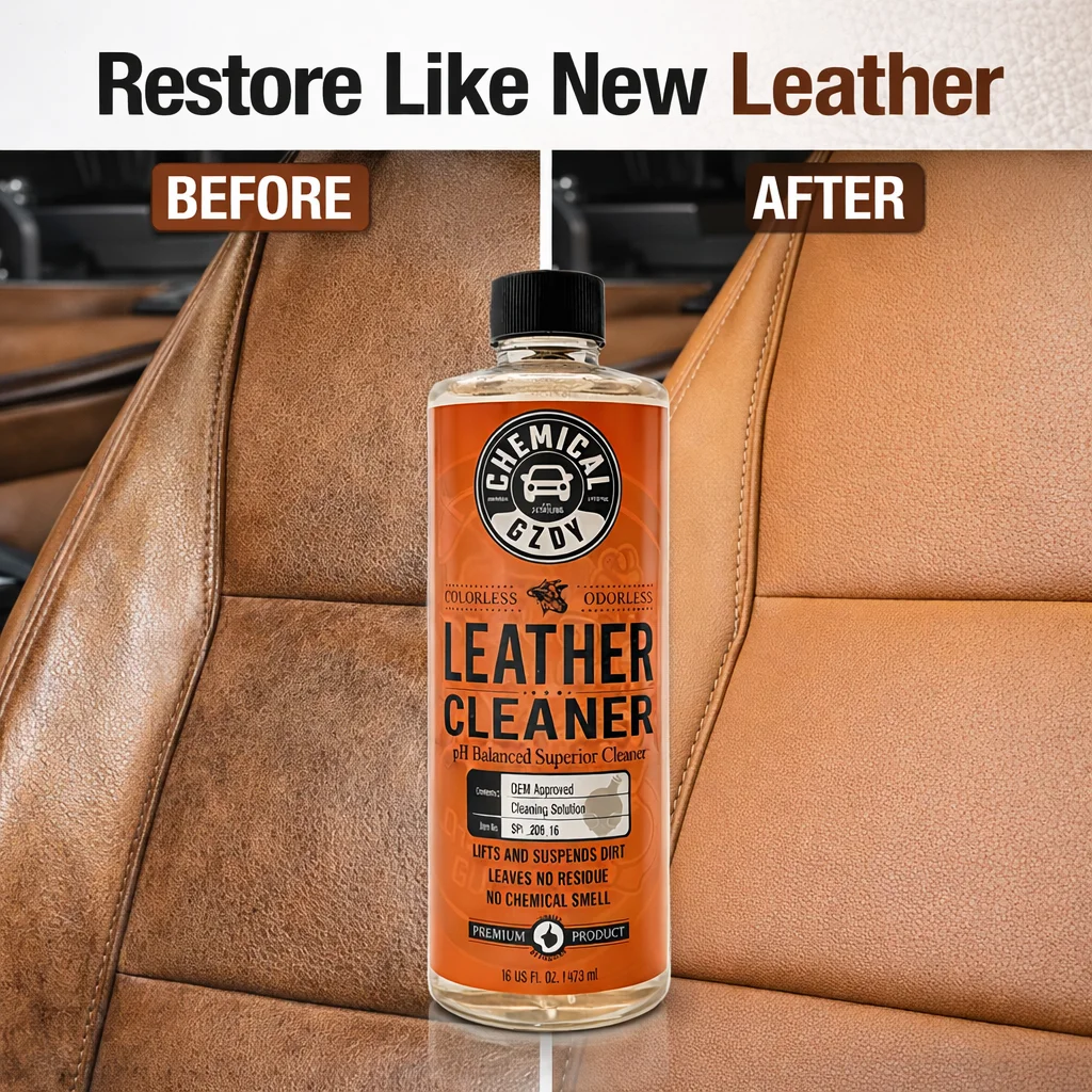 Limpiador de cuero, 473 ml, co - Leather Cleaner Interior reseña y precio